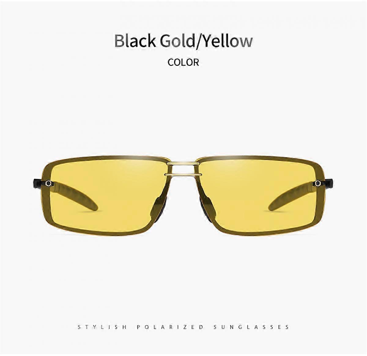 Ultra Lightweight Rectangular Polarized Sunglasses UV400 Protection
