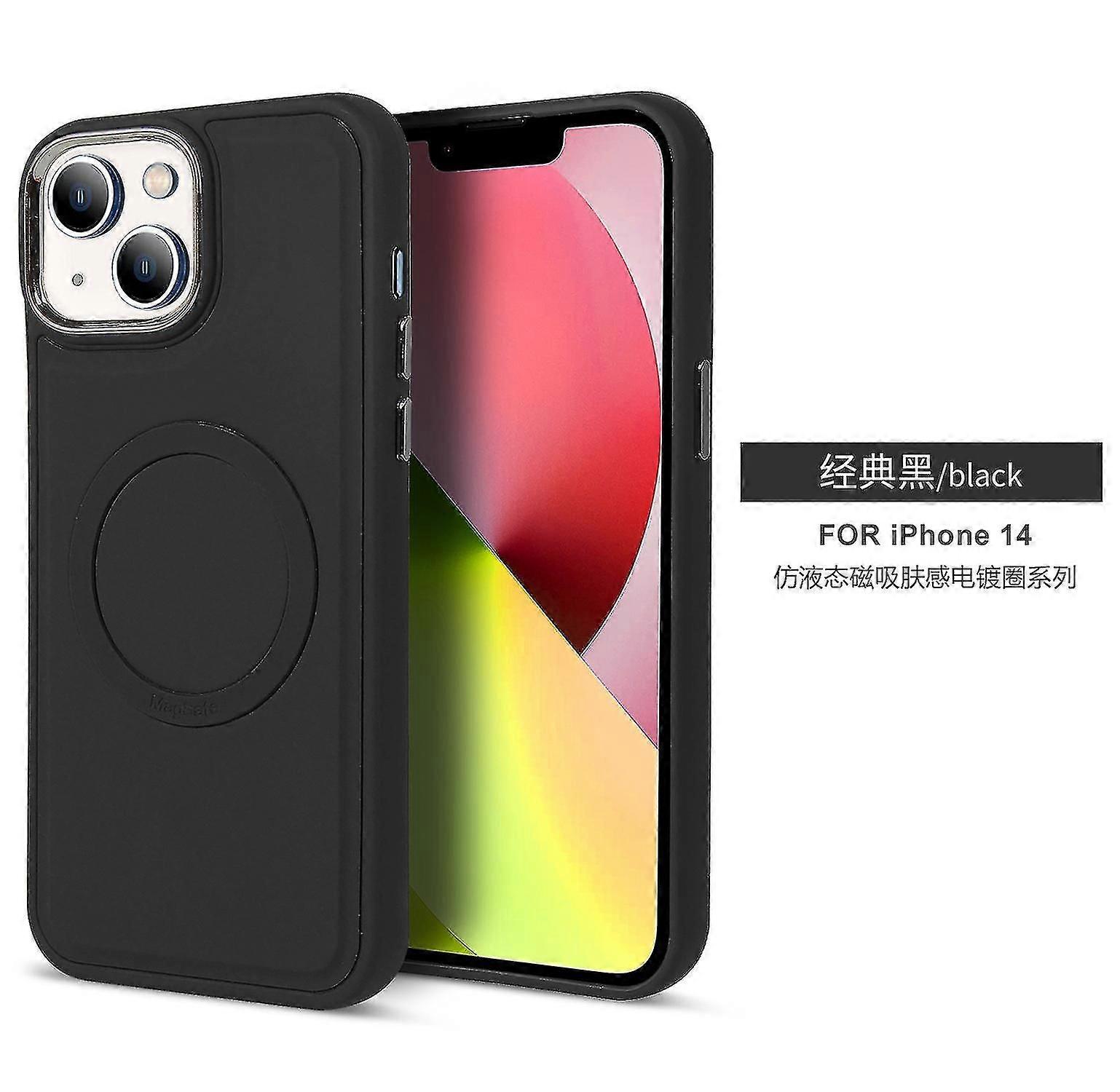 Liquid Silicone Magnetic Phone Case Compatible Iphone 14 Pro Max/14 Pro/14 Plus With Magsafe Wireless Charge