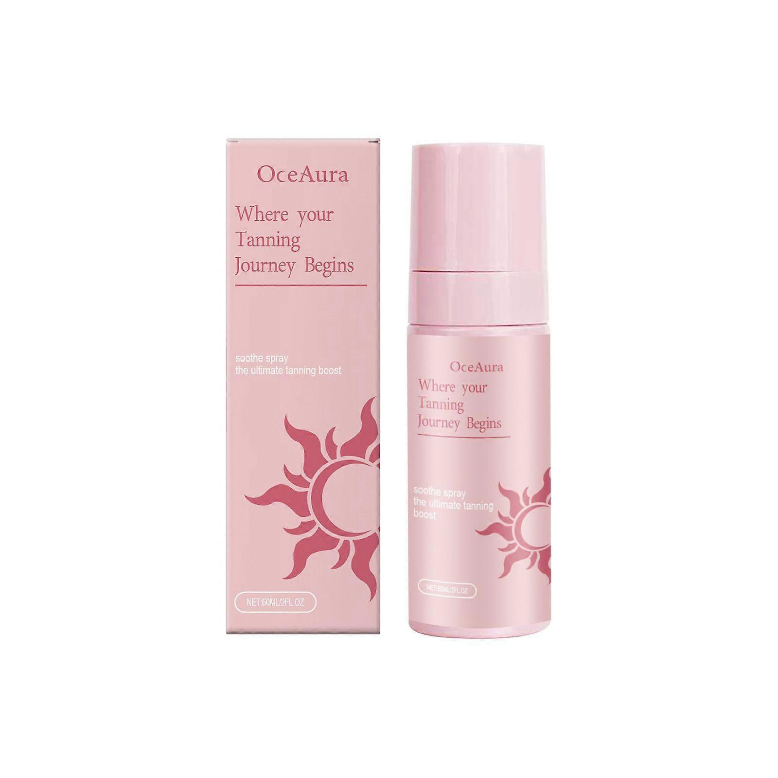 Spray de bronzare fără soare, spray autobronzant pentru față și corp, îmbunătățește bronzul natural, hidratează pielea, fără dungi, pentru toate tipurile de piele