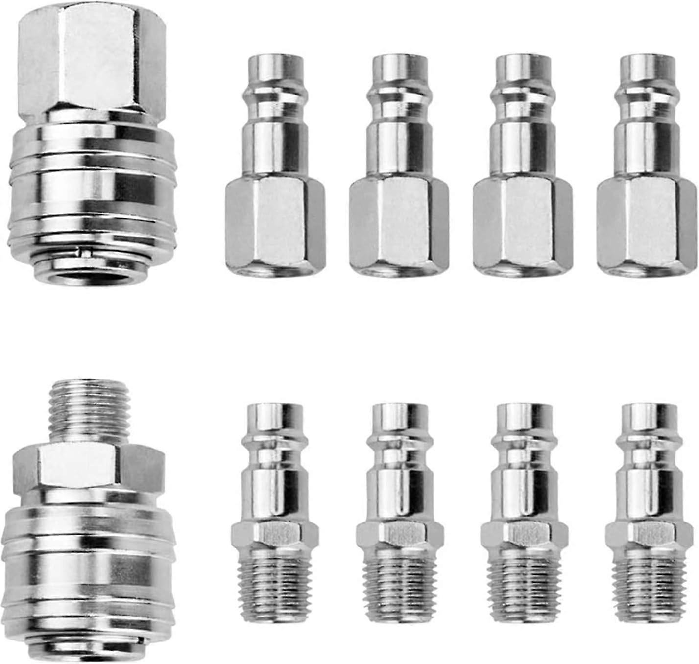 Compressor Quick Coupler, Compressor Fittings 1/4" BSP Pneumatic Quick Coupler tLv