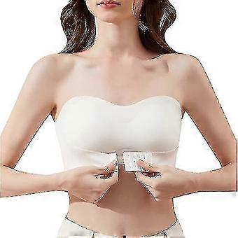 Women's Strapless Seamless Bra Bandeau Convertible Bra Wireless Bra Detachable Straps