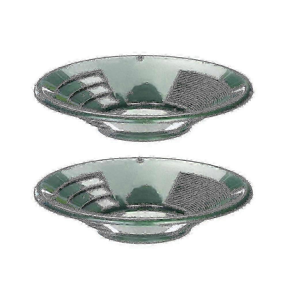 2-Piece Plastic Gold Pan Kit for Mining, River Prospecting & Gold Panning Tools