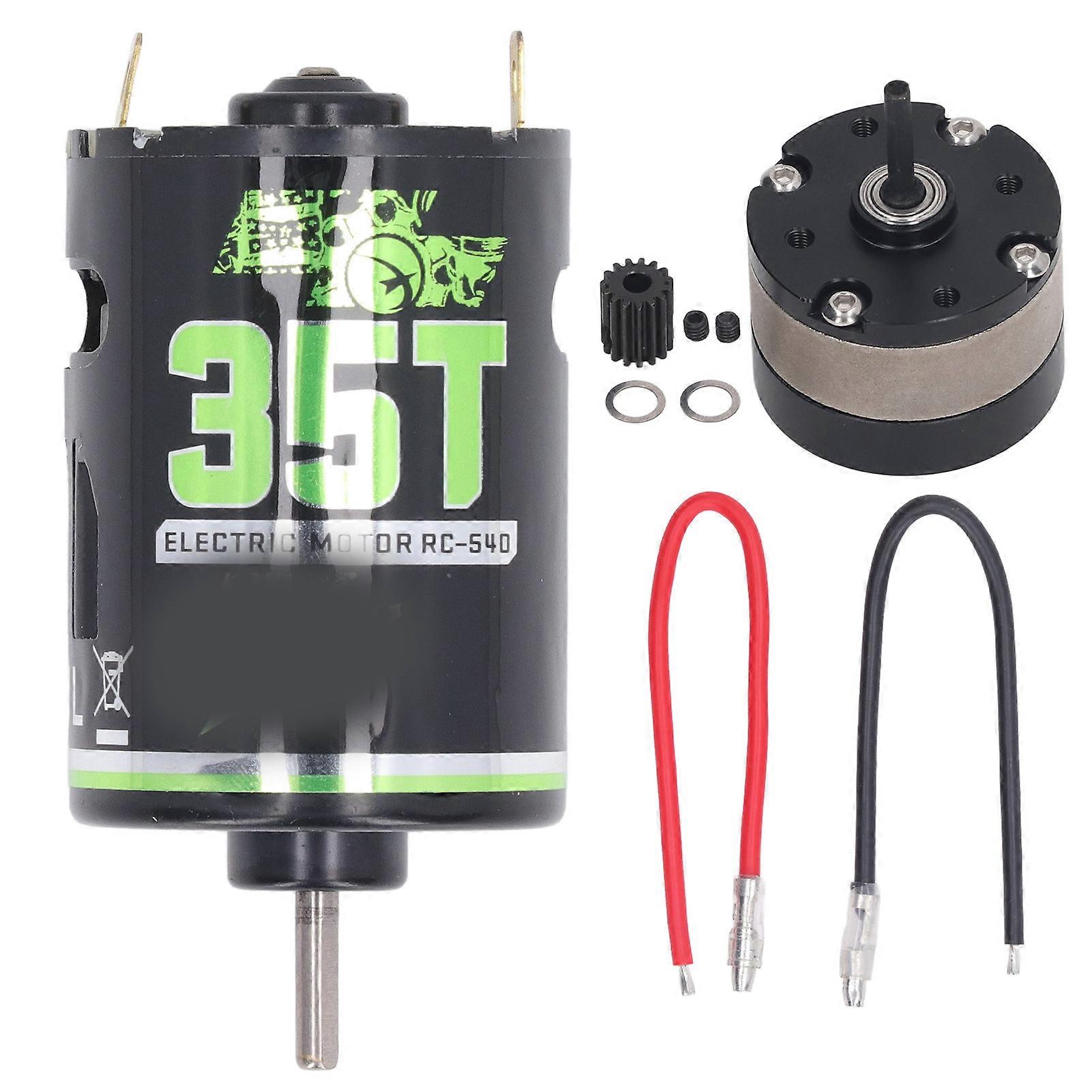 540 Brushed Motor with 1/3 Reduction Gearbox Brushed Motor for RC Car RC Crawler