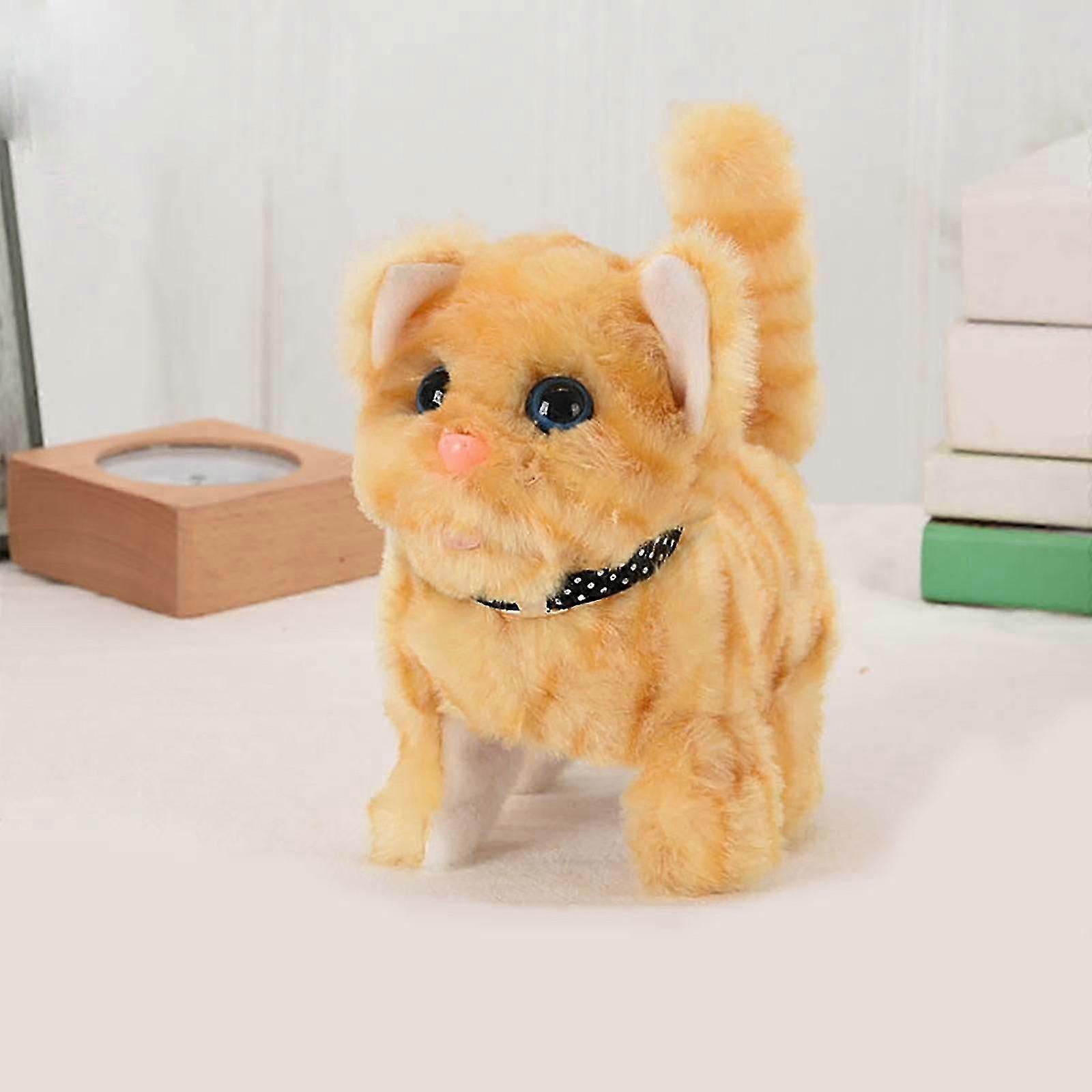 "Hot Plush Stuffed Animal Fun Toys Robot Stuffed Interactive, Walk, Bark and Move Tail Electronic Pet, Robot Cat Toy, Toy Children'S Birthday Christma