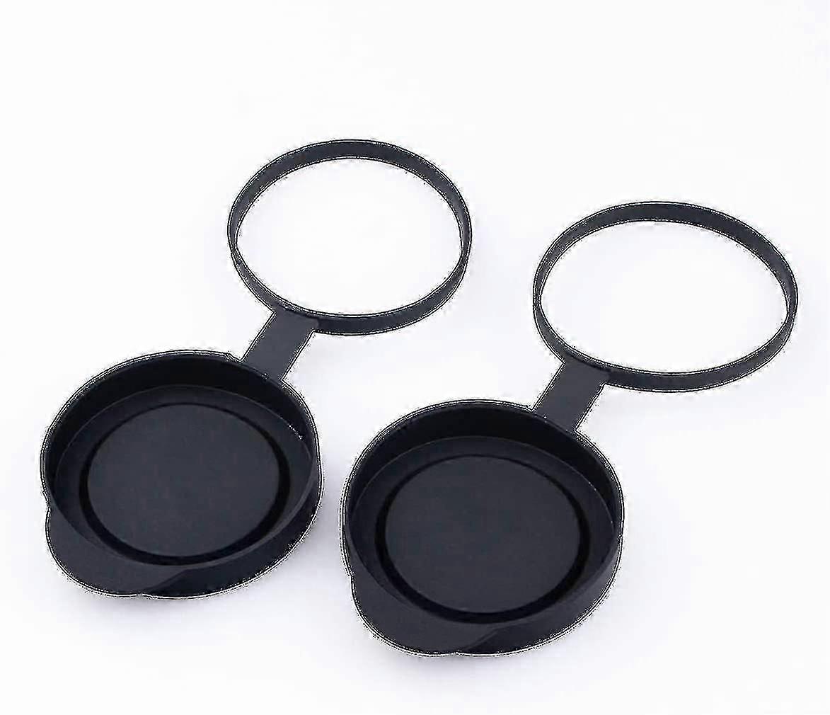 2 capuchons d’objectif en caoutchouc Guanguan adaptés aux jumelles de 42 mm