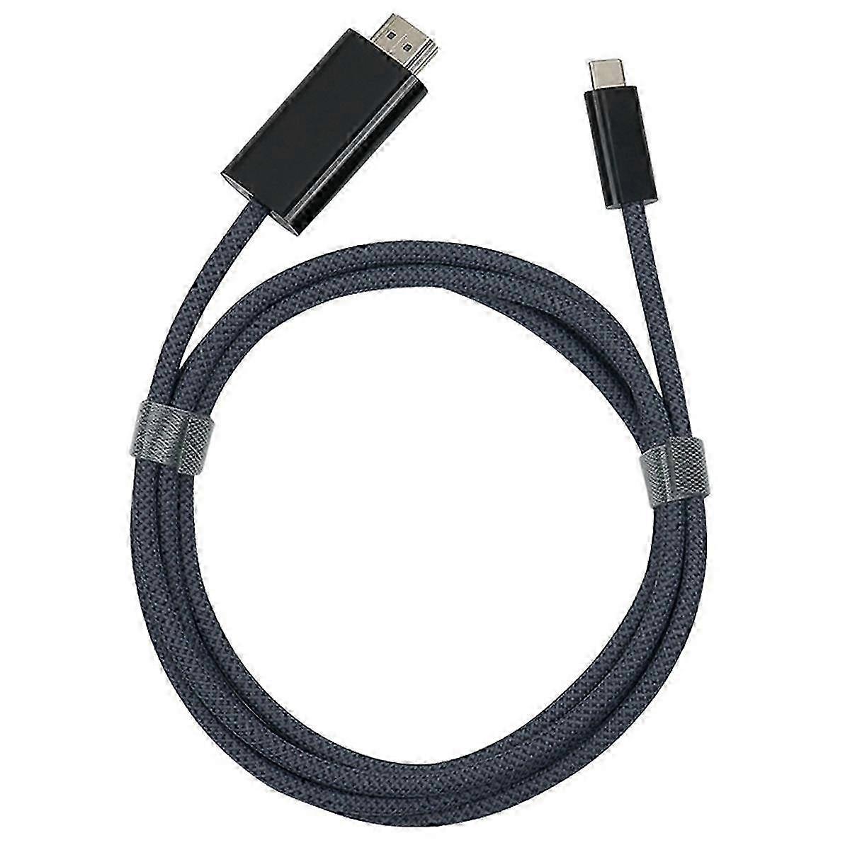 Adaptér Type-C na HDMI 4K HD kabel kompatibilní s telefony Android a tablety pro zrcadlení a nabíjení obrazovky