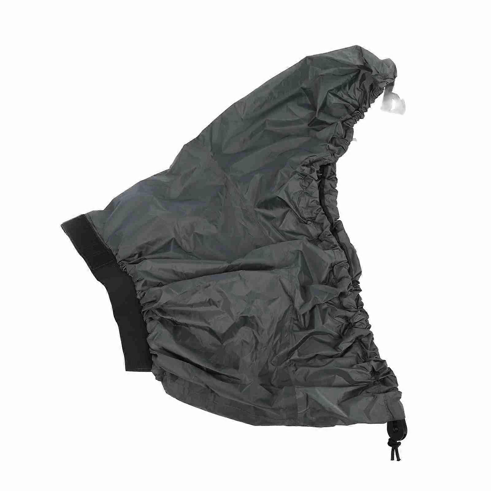 Adjustable Nylon Adjustable Kayak Spray Skirt Waterproof Cover Water Sports Accessory(Gray)