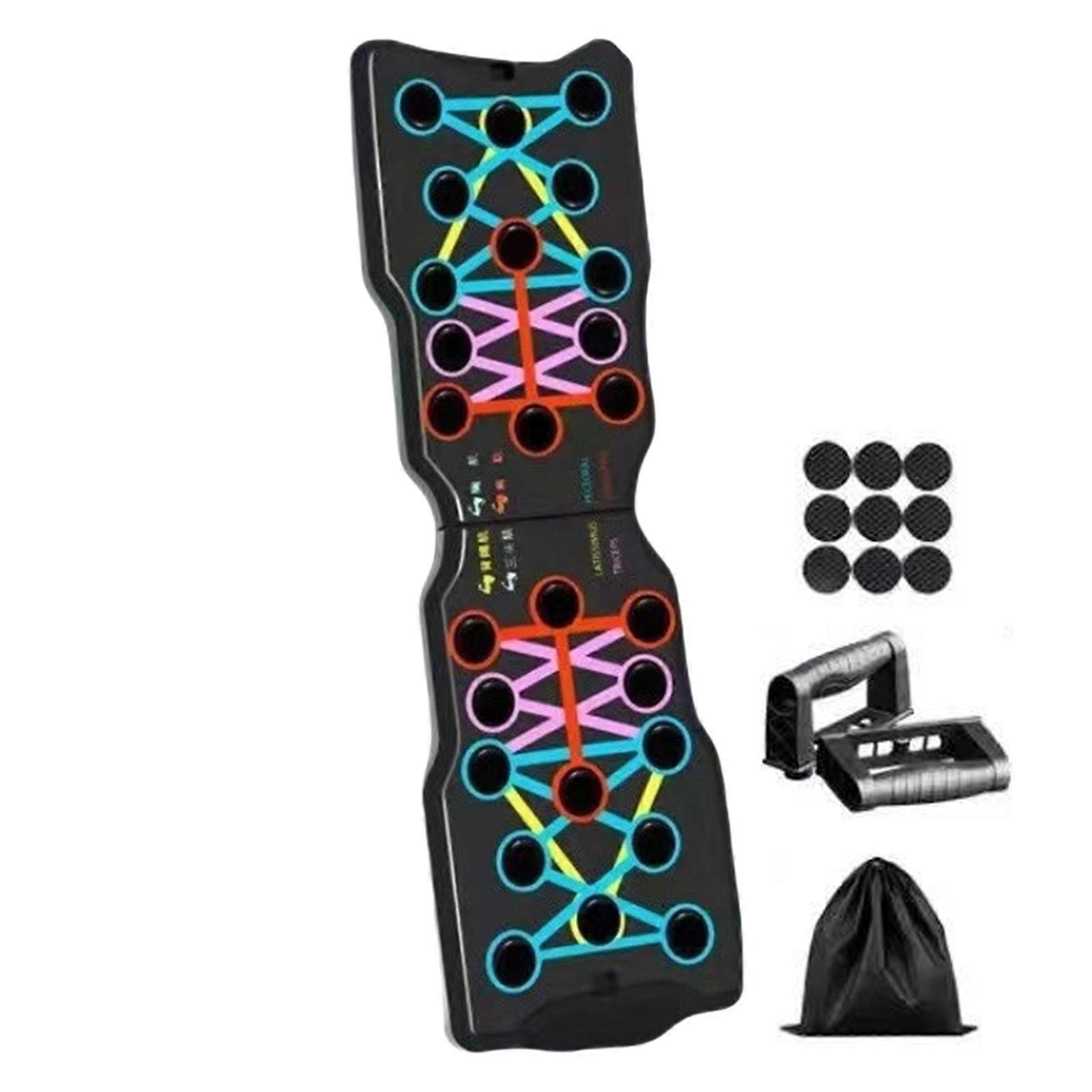 Foldable Pushup Board Portable Strength Training Rack Professional Push Up Strength Training Equipment Enduring