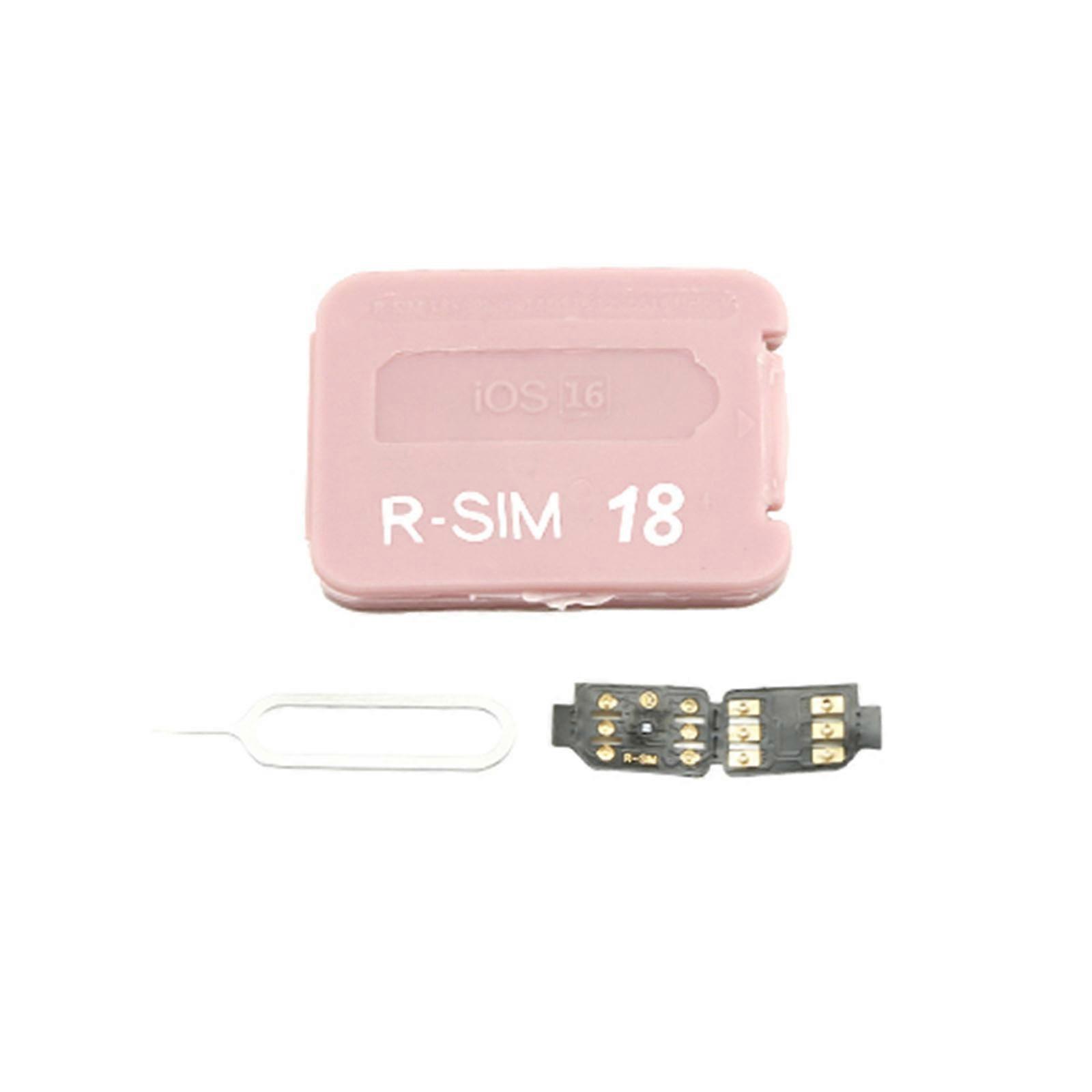 RSIM18+ Auto Unlocking Card for Phone 14Series (E-SIM 5G version iOS16 ) Upgraded RSIM18+ Unlocking Multicolor