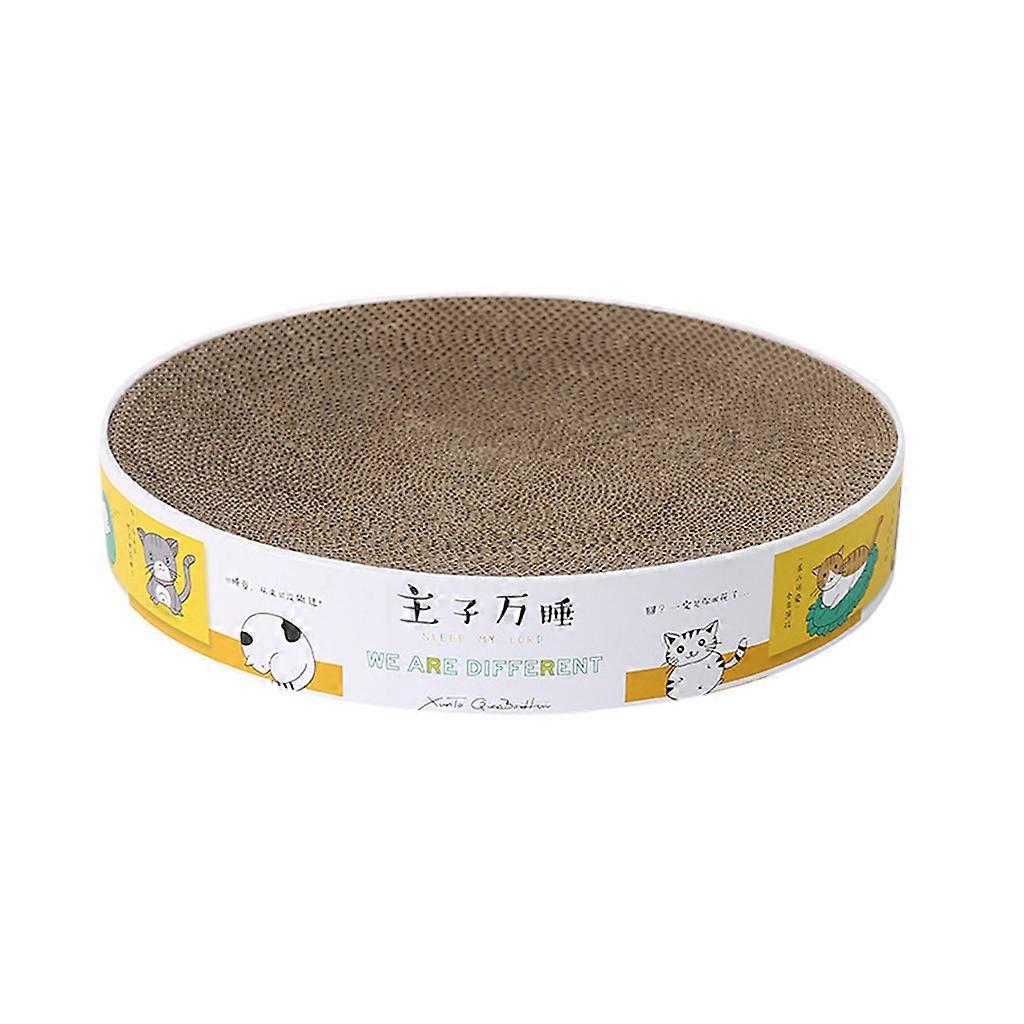 for Cat Scratcher Bowl Corrugated Paper Board Scratch Pad Kitten Scratching Cardboard Bed Scratch-Resistant Multiple Siz