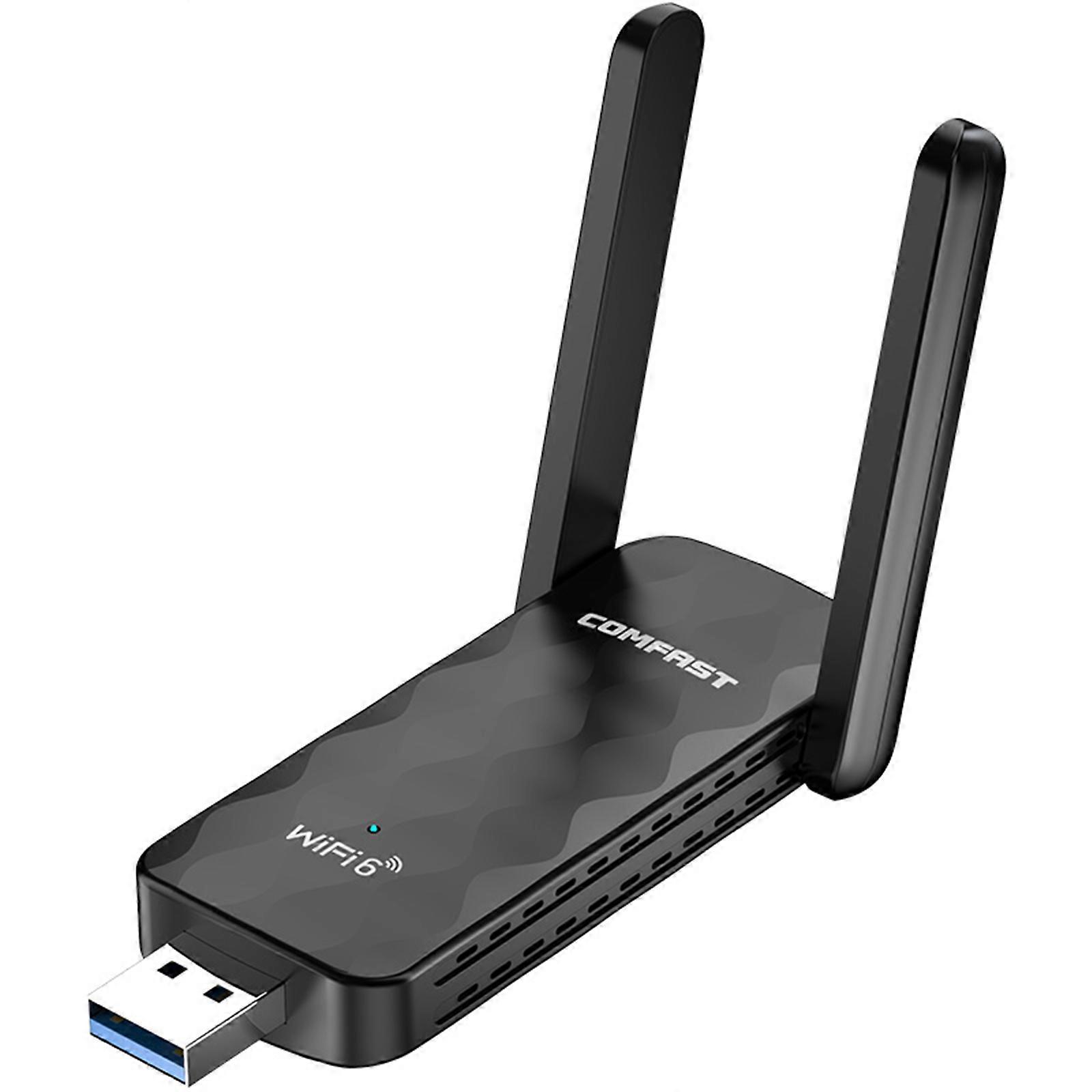 CF-955AX 1800Mbps USB Wireless Adapter Wifi 6 802.11ax 2.4Ghz/5.8Ghz Dual Band Wifi Adapter USB3.0 Wifi Network Card Multicolor