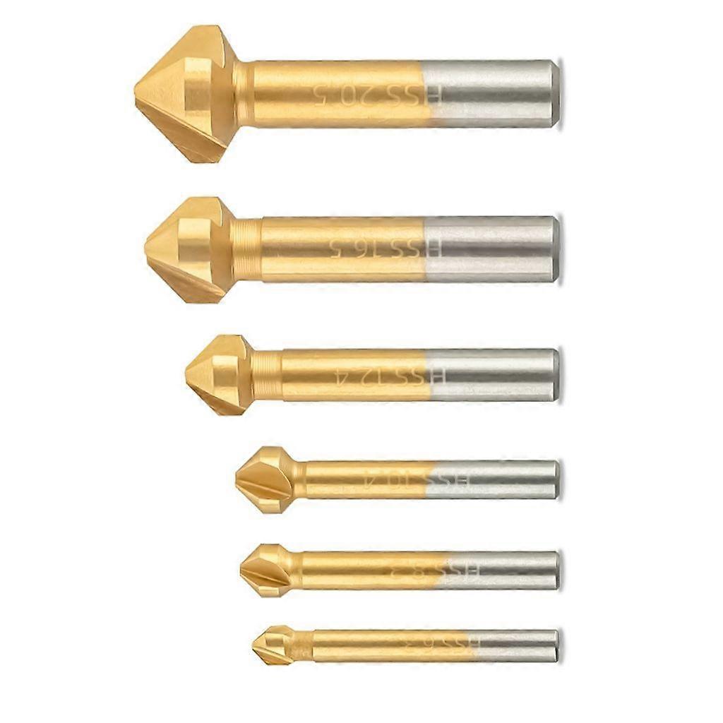 6/7Pcs/set Countersink Drill Bit Set High Speed Steel Counter Sink Drill Bit