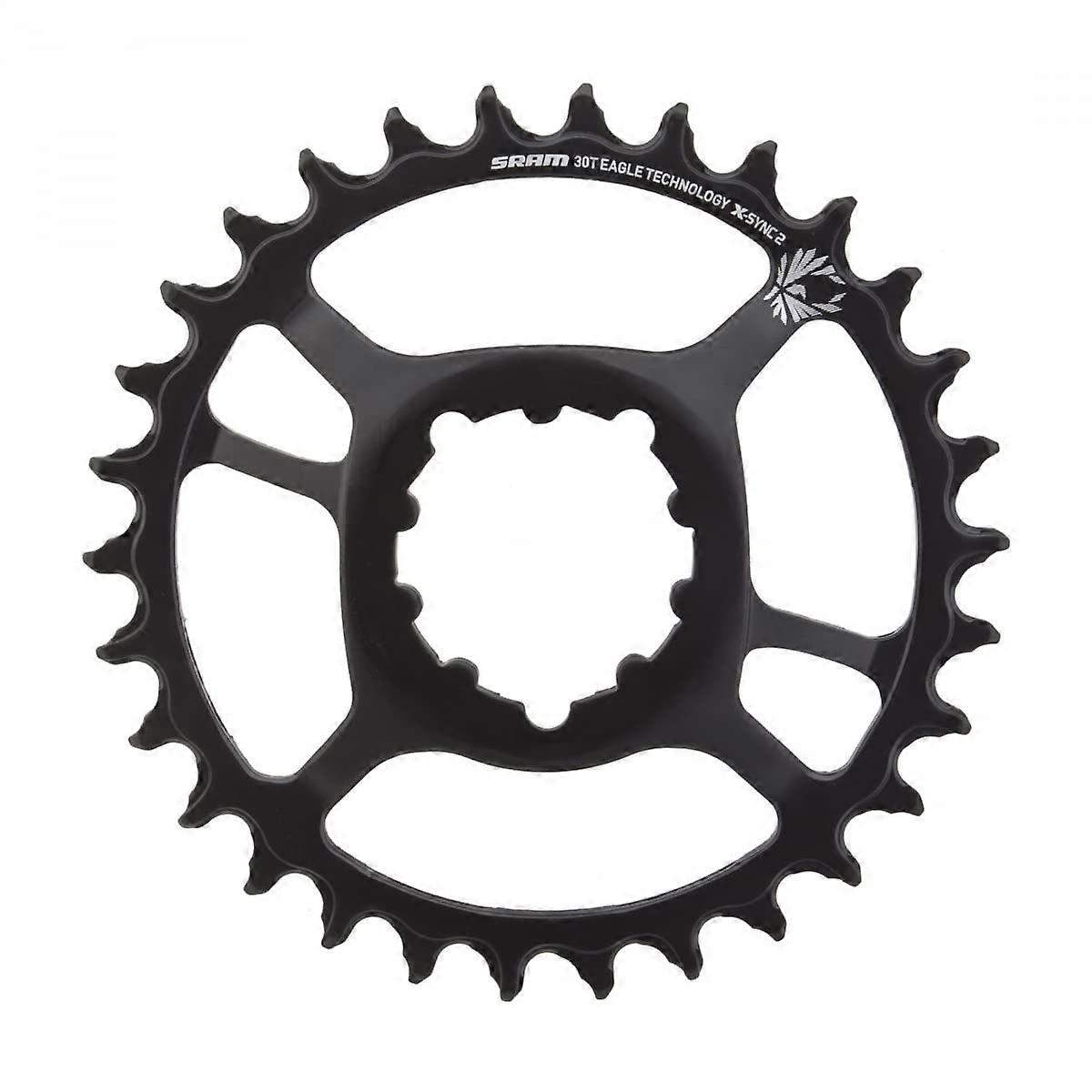 XSync2 Eagle Chainring (30 Teeth, 11/12Speed, Steel, Offset 6 mm, DM) black