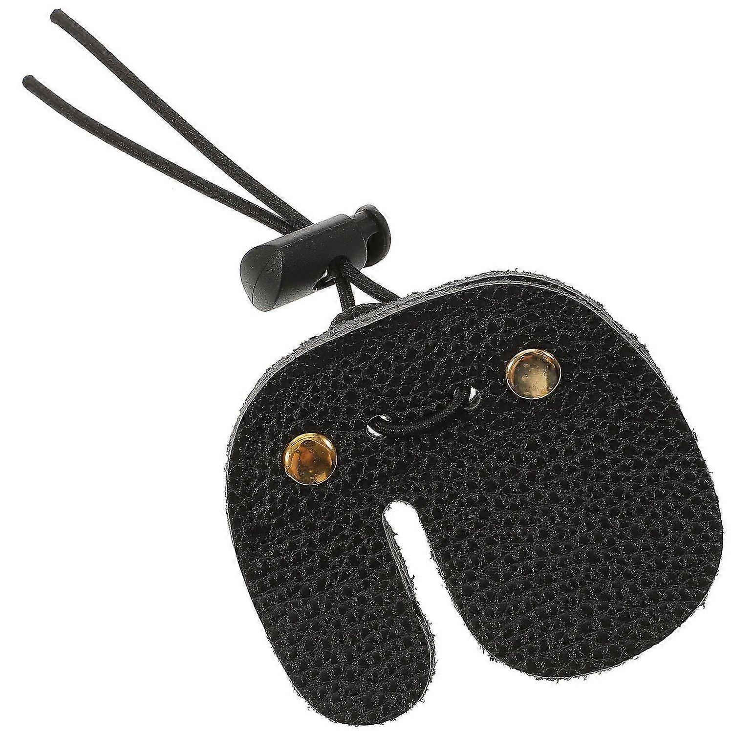 Archery Finger Tab Genuine Cow Leather Shooting Tabs Finger Saver Protect Guard