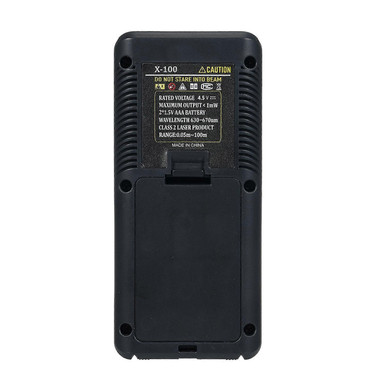 Digital Laser Rangefinder Smart Laser Distance Meter with Single Continuous Volumes Area Pythagoras Measurement Modes Handheld Measure Tool 100m/328f