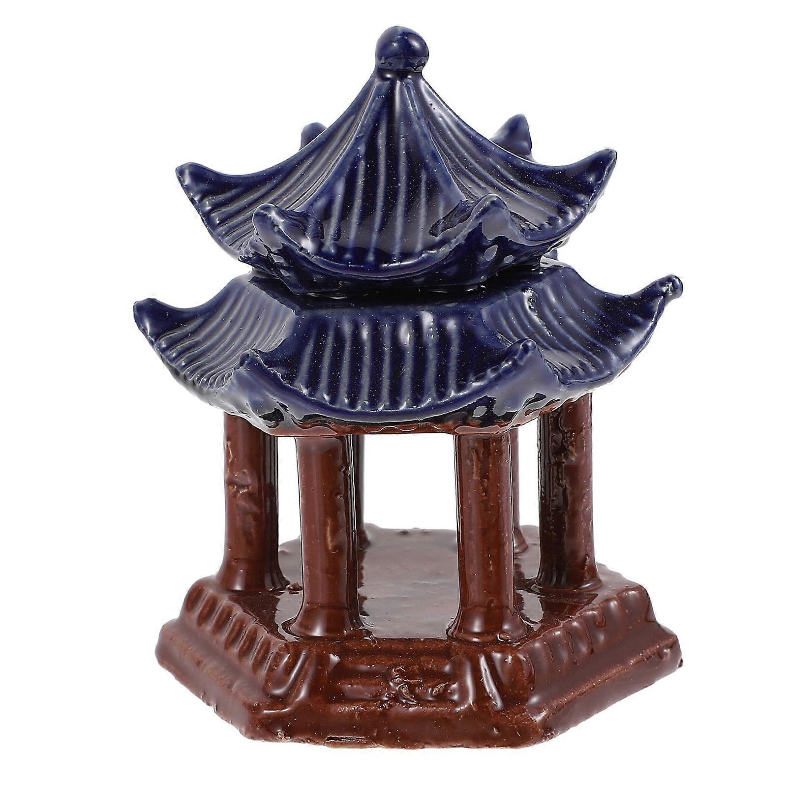 Glossy Surface Pavilion Ornament Complementing Home Decor Themes