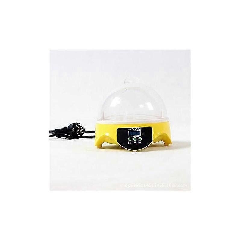 Mini Automatic Egg Incubator Brooder Hatching Machine for 7 Eggs, Ideal Supplies for Chicken Breeding