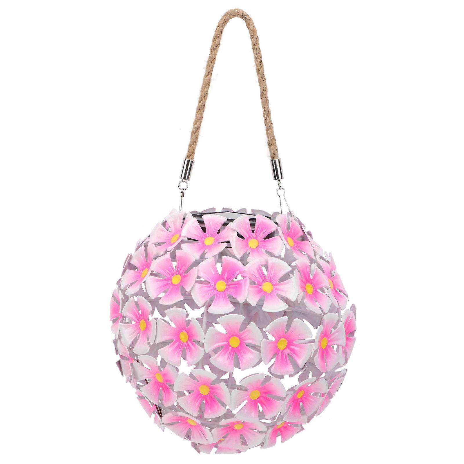 Elegant Solar Hydrangea Lamp, Fine Craftsmanship for Outdoor Environments