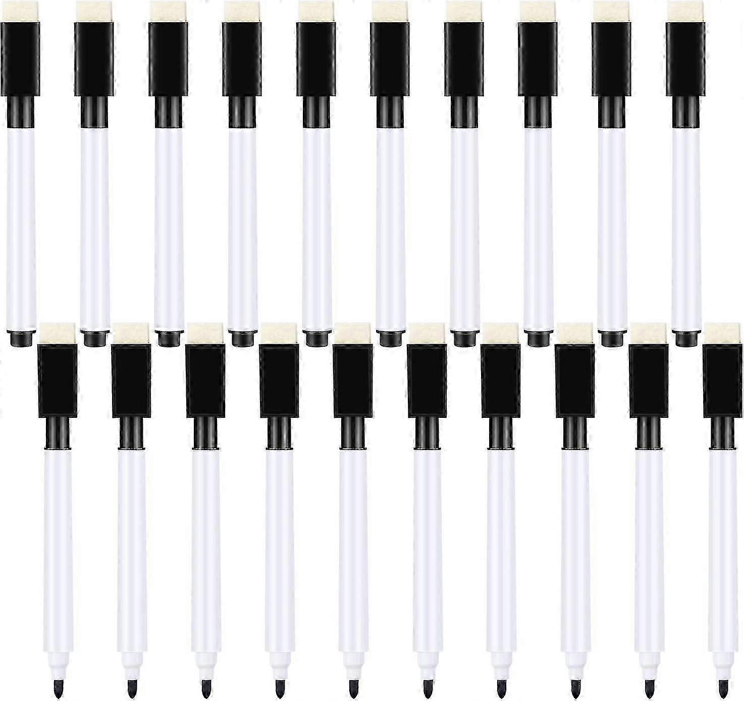 Whiteboard Marker-Dry Board Whiteboard Marker with Eraser Fine Tip Whiteboard Marker