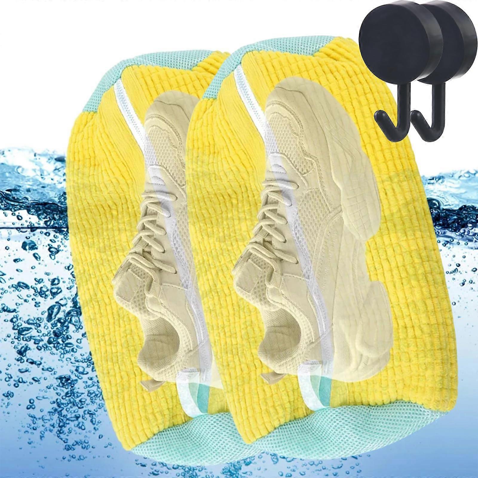 Reusable Shoe Wash Bag Washing Machine Multi-Protection Laundry Net Self-Cleaning Pack Of 2