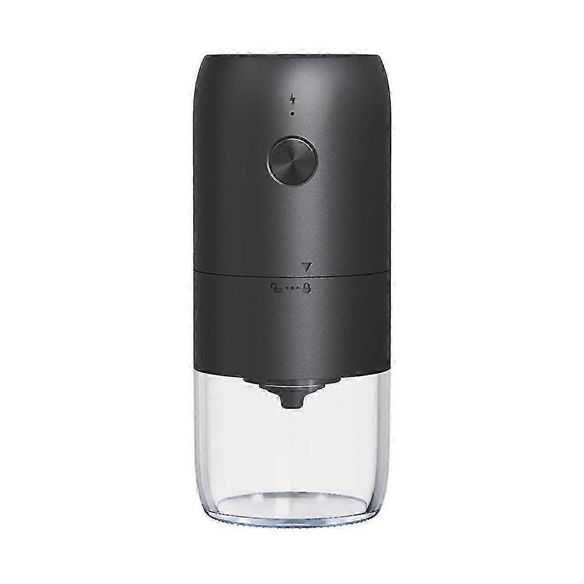 USB Rechargeable Coffee Grinder with Removable Bowl - Br-Black