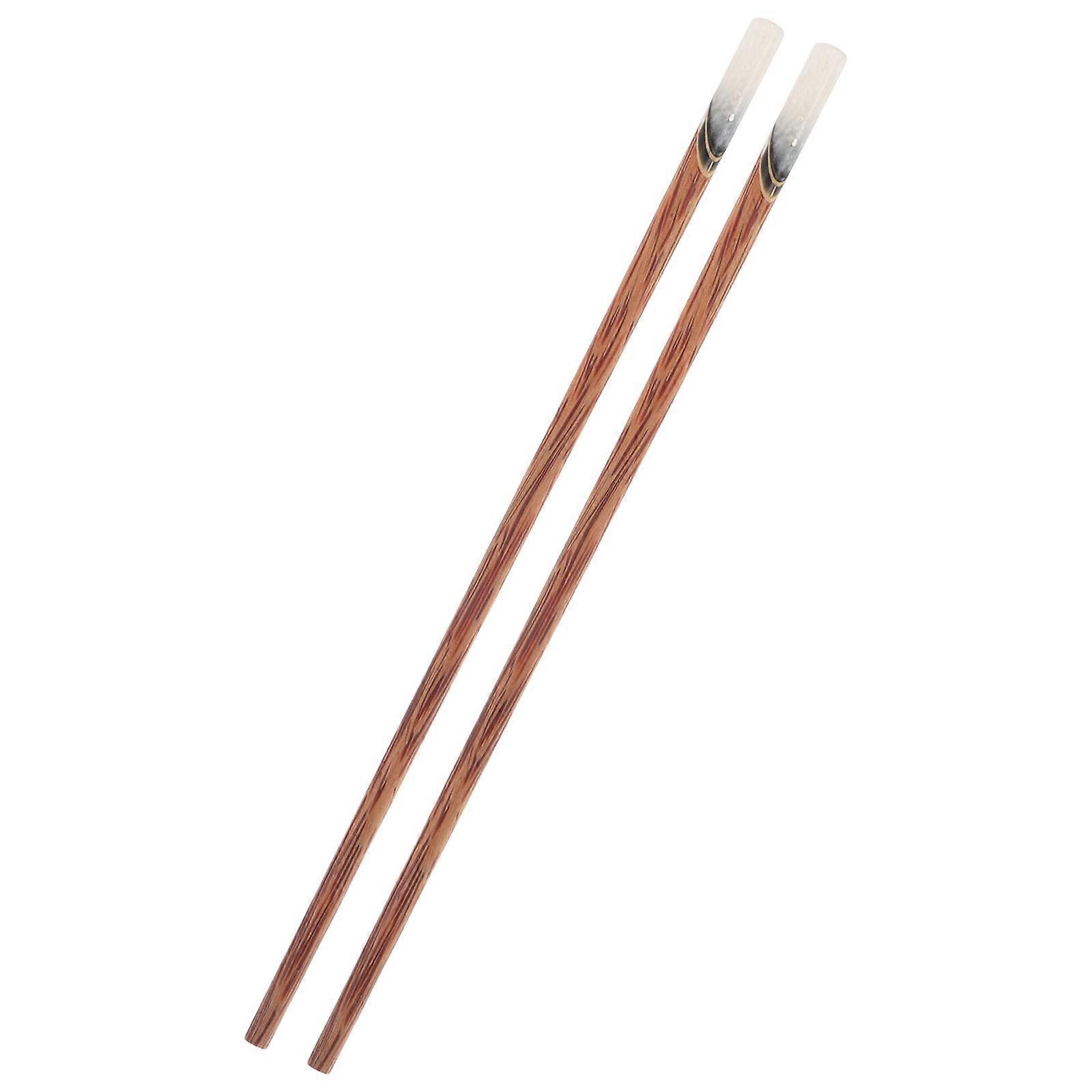 Safe Dining Wooden Chopsticks Non Slip For Family Members Natural Wood Traditional Design Travel 1Pair Brown