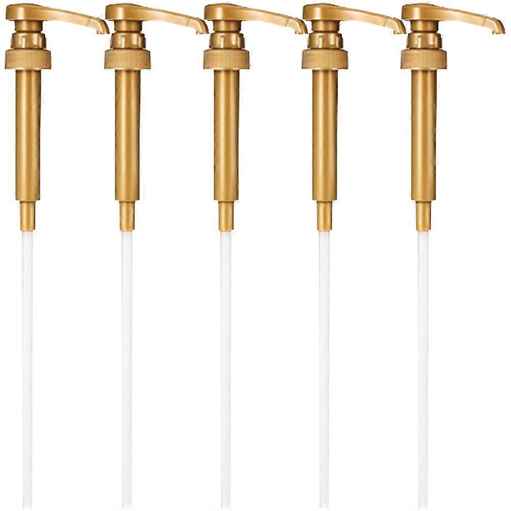 Syrup Dispenser Pump Accurate For Kitchen Use Home Users 5Pcs