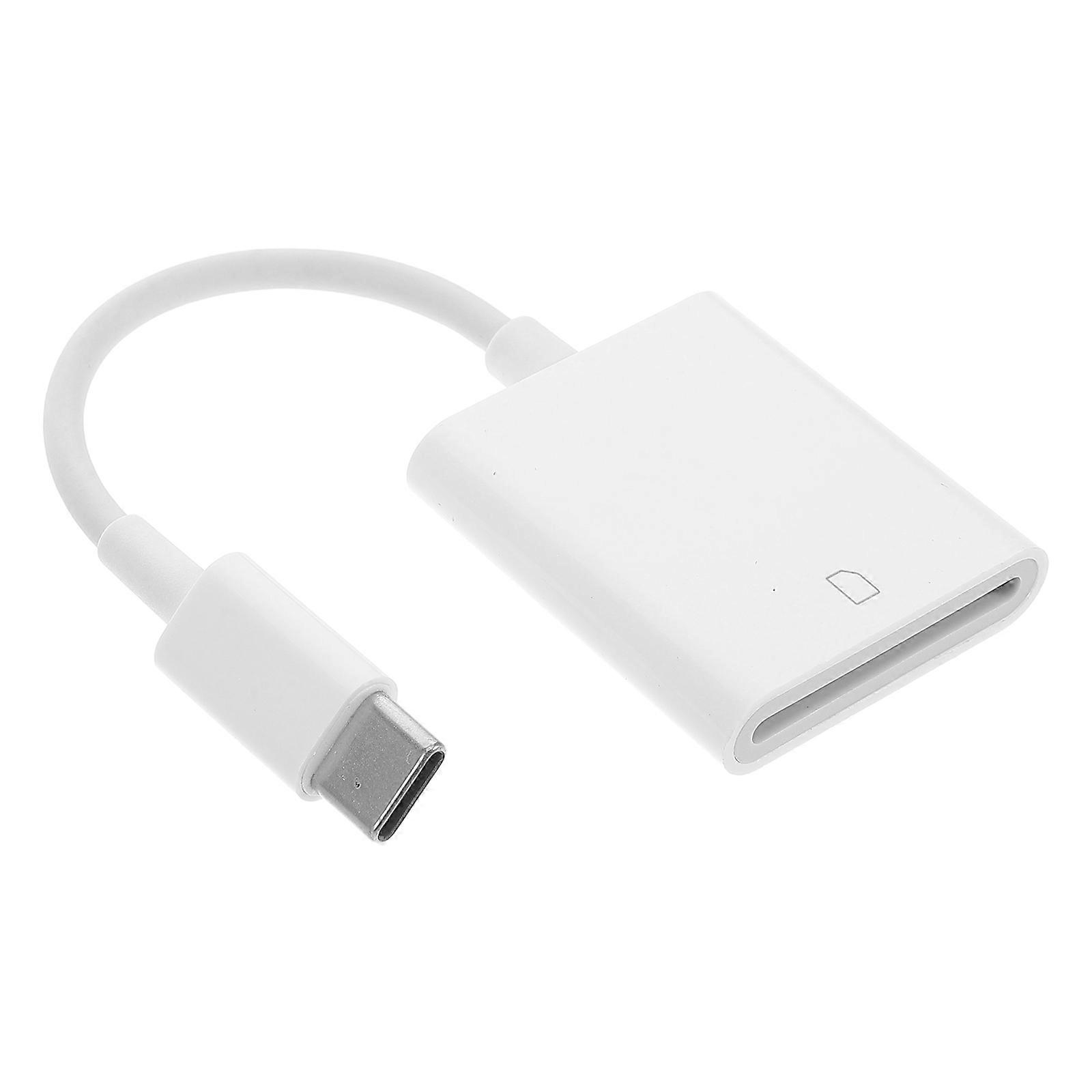 Portable Type C Card Reader for Tech Enthusiasts High-speed Transfer Single Card Slot Memory Card Reader 1Pcs