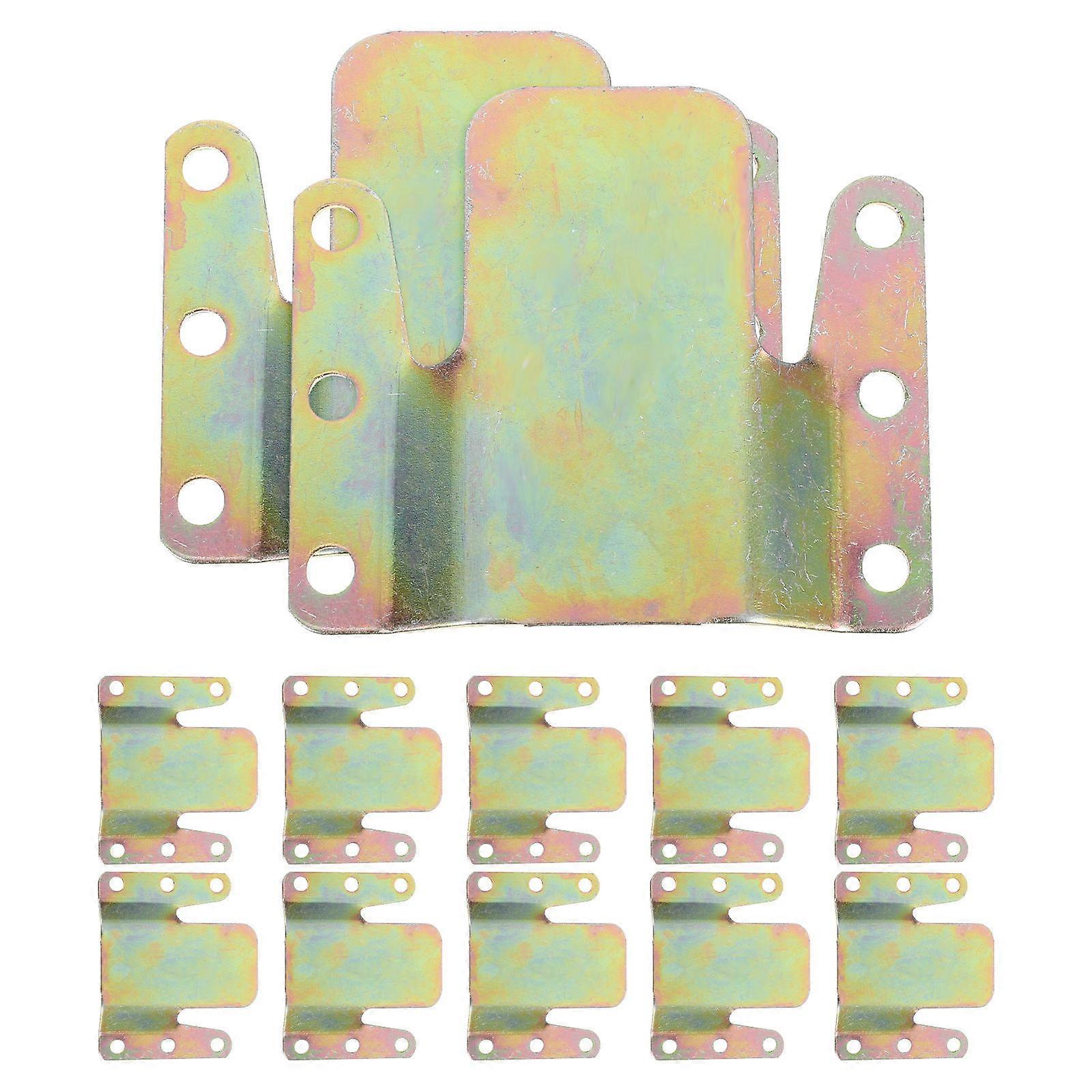 Connector For Sectional Sofa Stable Metal Bracket Interlocking Function Furniture Assembly Adults 12Pcs
