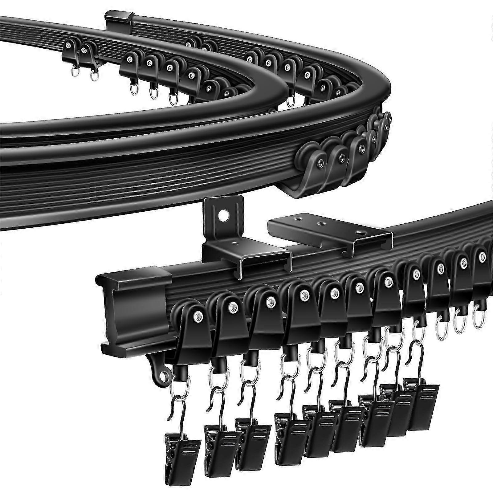 1 Flexible Bendable Ceiling Curtain Track for Ceiling Wall Mount 20Ft Edition 0619