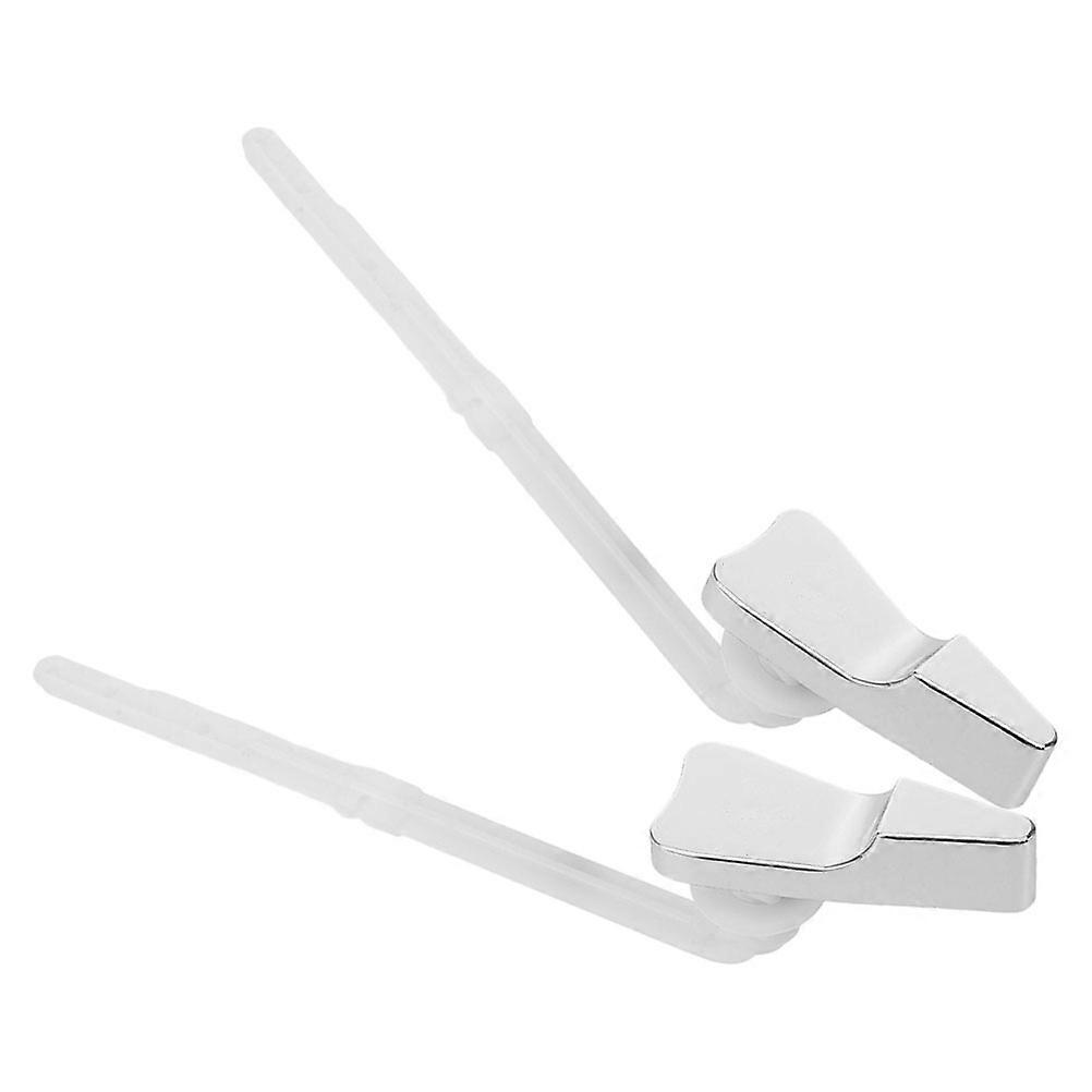 Toilet Flush Handle Universal Plastic Toilet Flush Lever Handle Home Renovation Hotel Maintenance 2Pcs