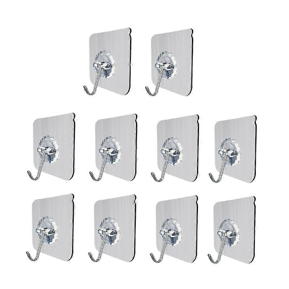 Towel Hooks Self Stick Bathroom Use Kitchen Use Repositionable Multi Purpose Utility Hook 20Pcs