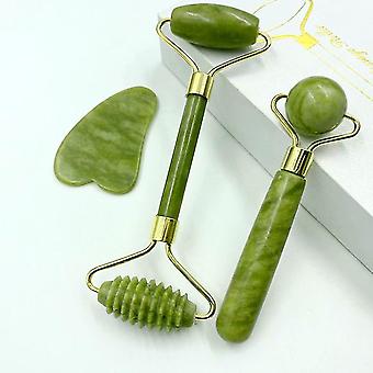 Gua Sha &amp; Jade Roller, Face Roller, Guasha Facial Massage Tool,  Fa...