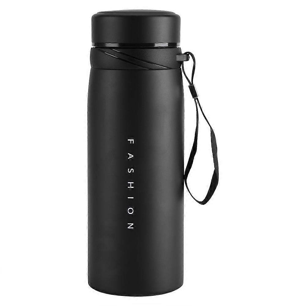 1 x 900ml Stainless Steel Vacuum Insulated Bottle for Tea, Coffee and Beverages (Black)