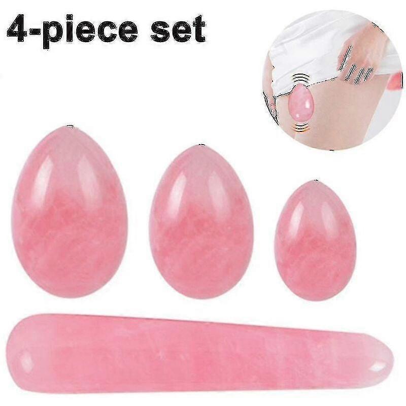 4pcs天然翡翠の卵、ヨニの卵