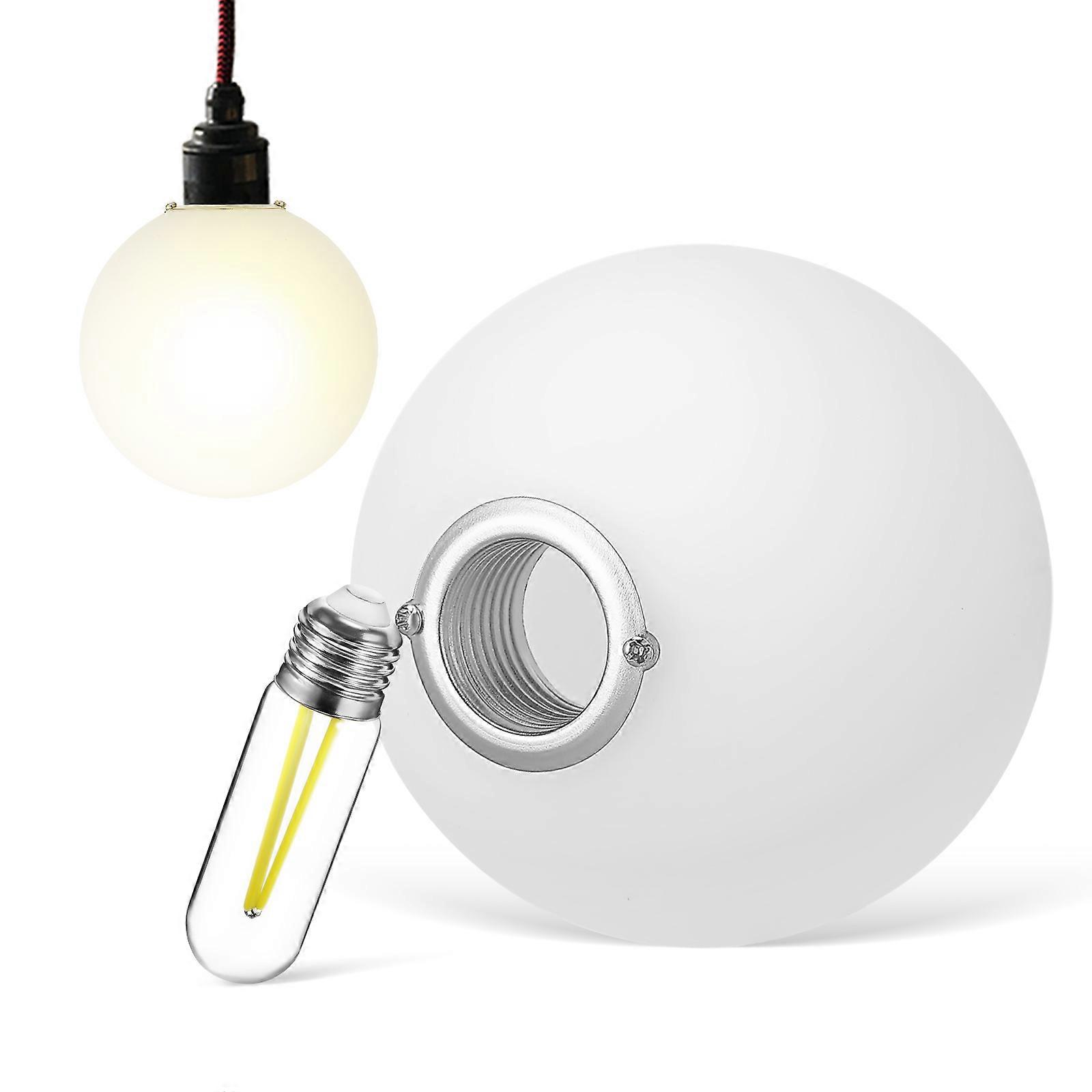 Acrylic Globe Lampshade Replacement – Durable Wall & Table Lamp Cover, Light Shade for Bedroom & Living Room Decor