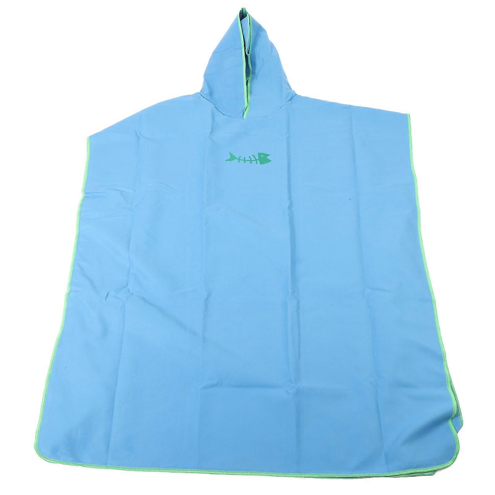 Microfiber Changing Poncho, Absorbent and Comfortable Quick Drying Bath Towel, Ideal for the Beach