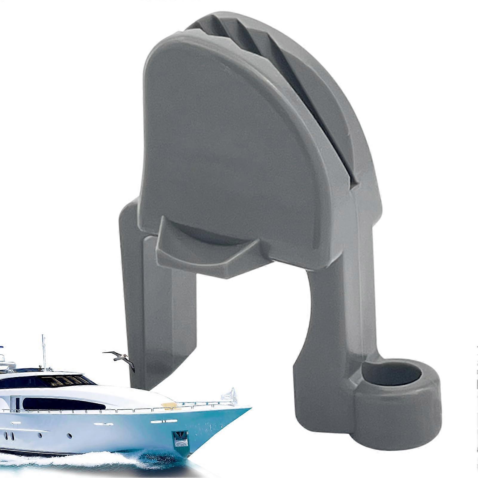 Boat Bumper Holder - Adjustable Nylon Bumper Holder for Marine Rails and Pontoon Boats in Gray