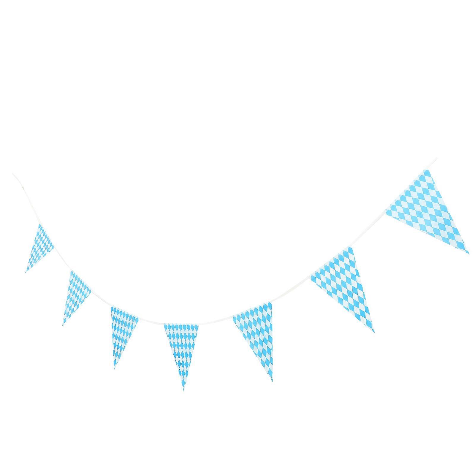 Pennant Banner Flags Decorative Banner for Festivals Home Polyester Hanging Banner 25Pcs per Set