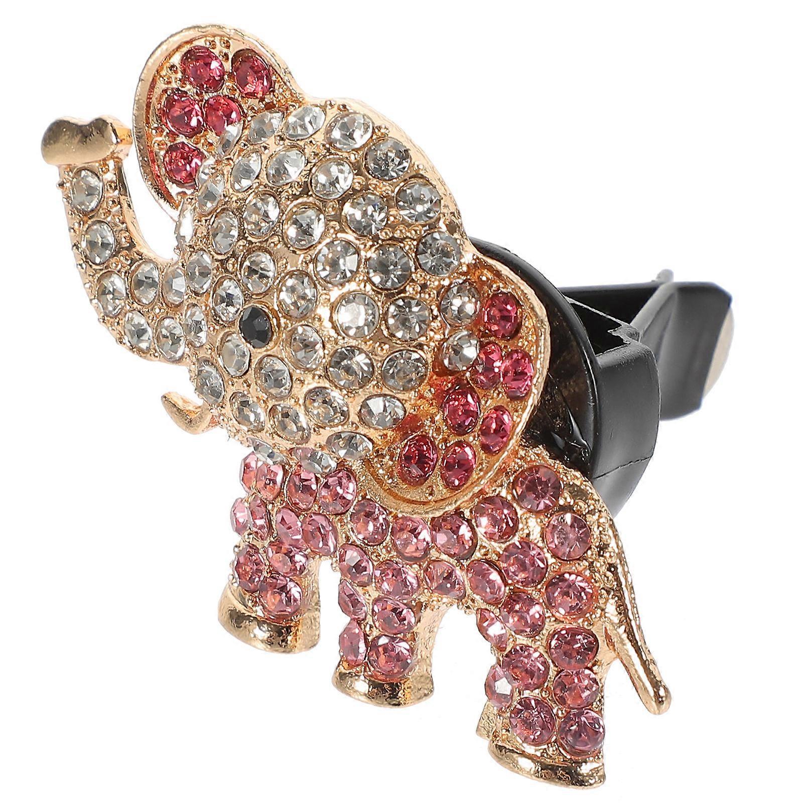 Unique Car Scent Clips Air Freshener Diffuser Ornament Diamond-Mounted 5x4x2.5cm 1Pcs