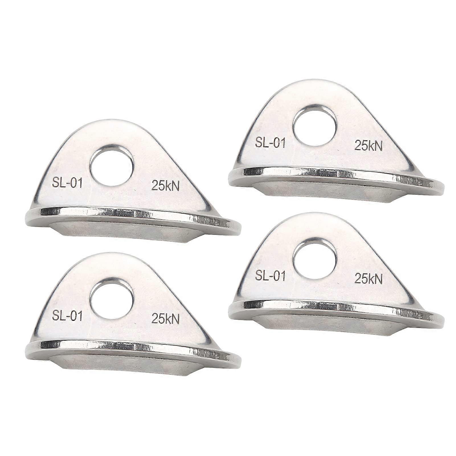 4 Piece Stainless Steel Rock Climbing Hanger Set for High Altitude Use with Vibration and Polish Resistance