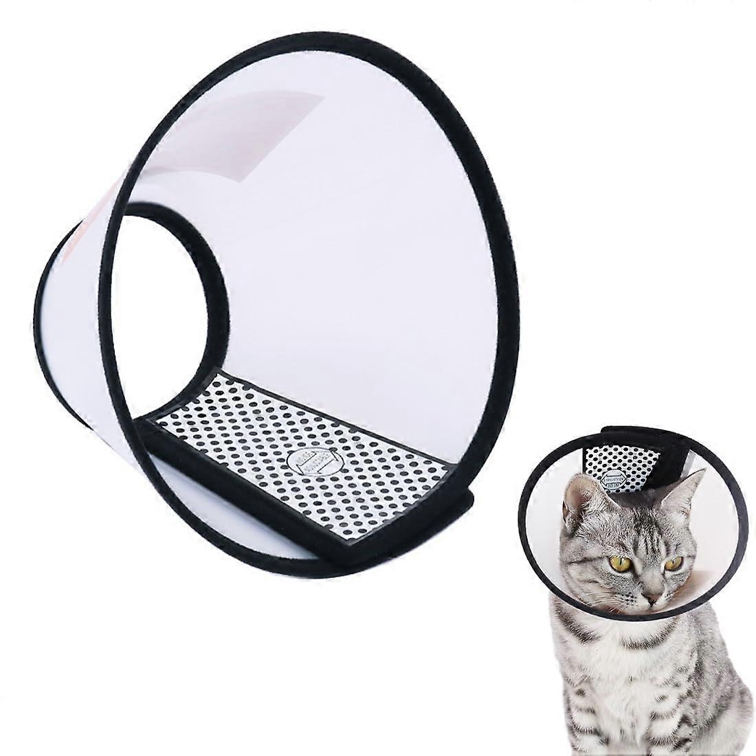Plastic Elizabethan Collar for Pets - Soft Lightweight Protective Collar for Kittens and Puppies XS 18-22 cm