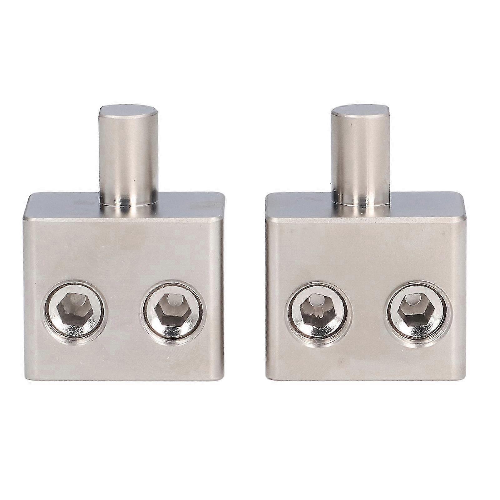 2 Stück Auto-Audio-Verstärker Dual 1/0 Gauge zu 1/0 Gauge Amp Eingangsreduzierer Entladungsflasche One Point Two Reinkupfer Splitter