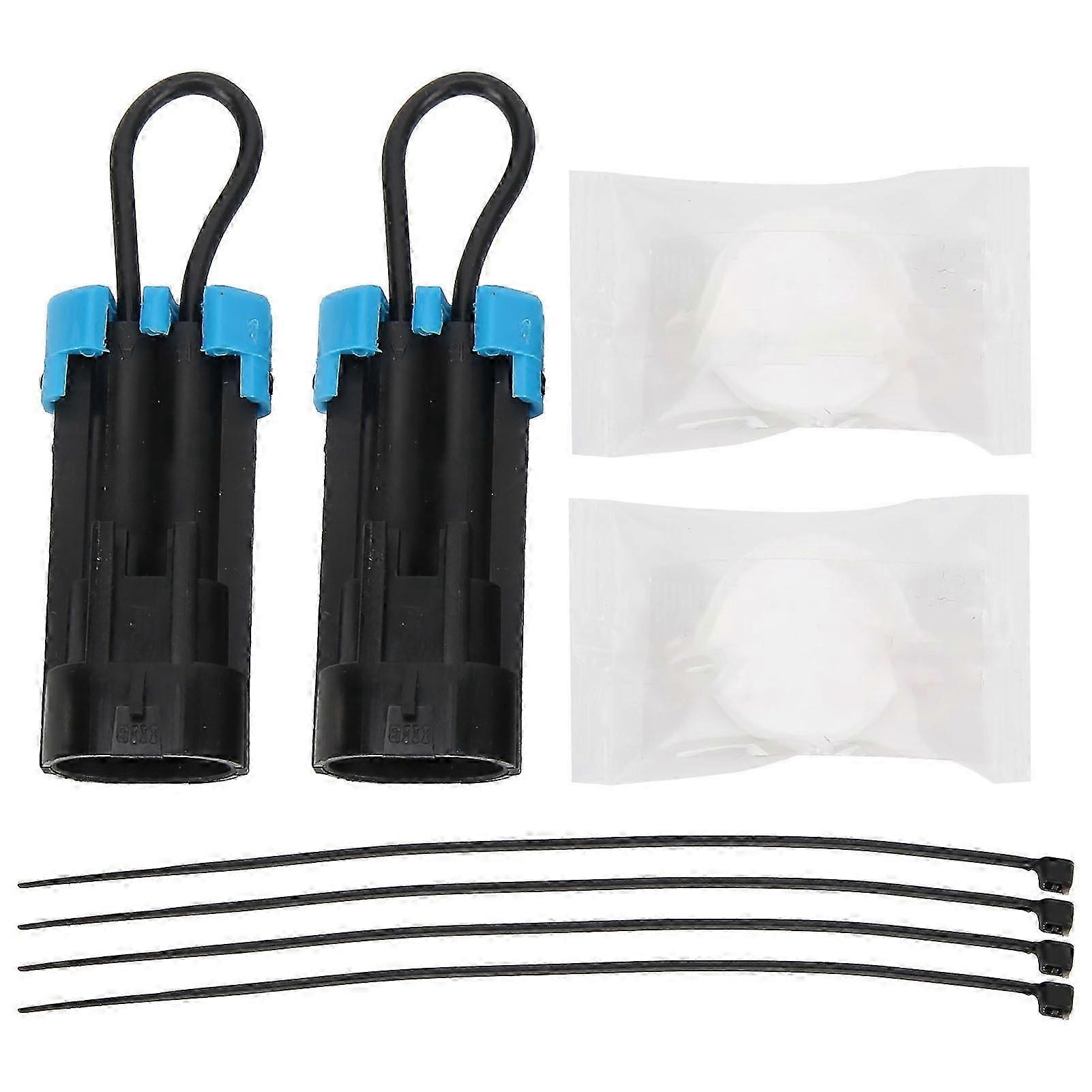 2pcs Car Seat Belt Bypass Plug MoistureProof Replacement for Compatible Models 2015+