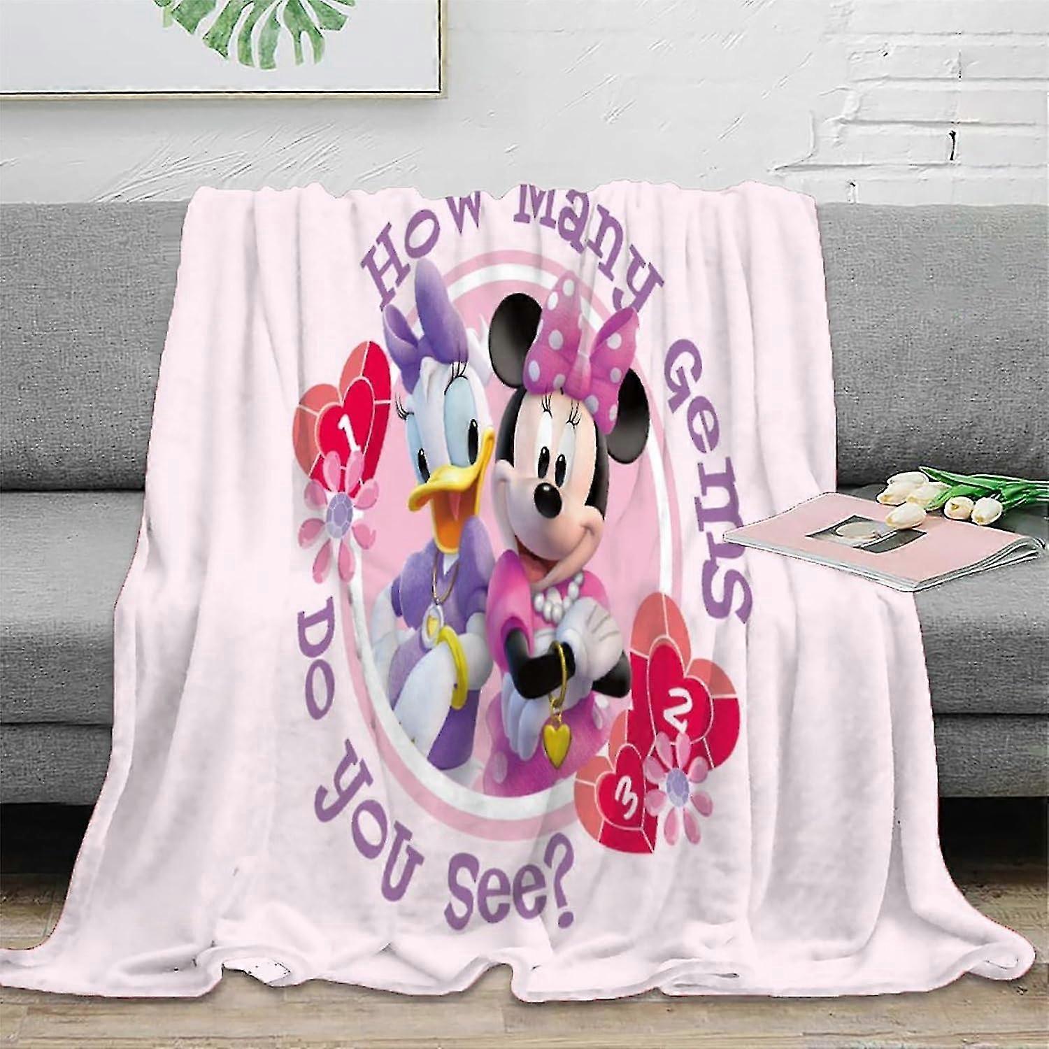 Plush Flannel Blanket for Family, Super Soft and Cozy Autumn/Winter Sofa and Bed Throw