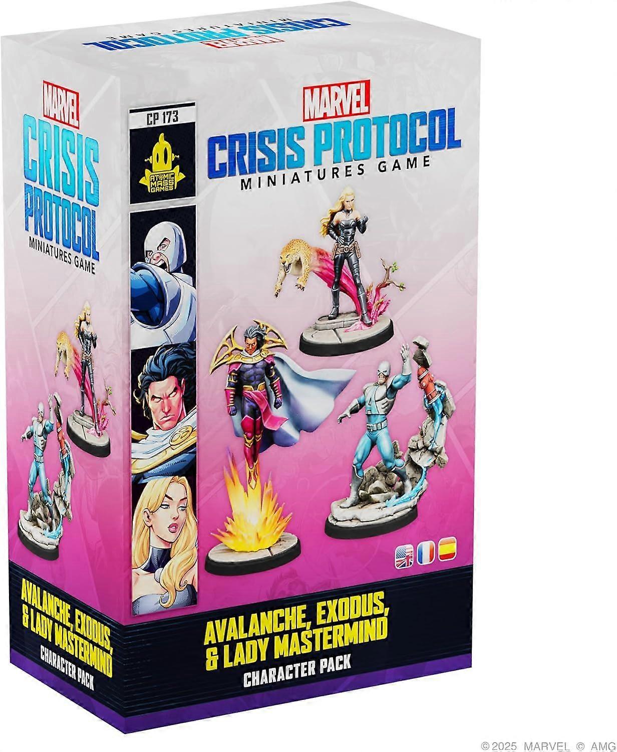 Marvel Crisis Protocol Avalanche Exodus & Lady Mastermind Miniatures Exp