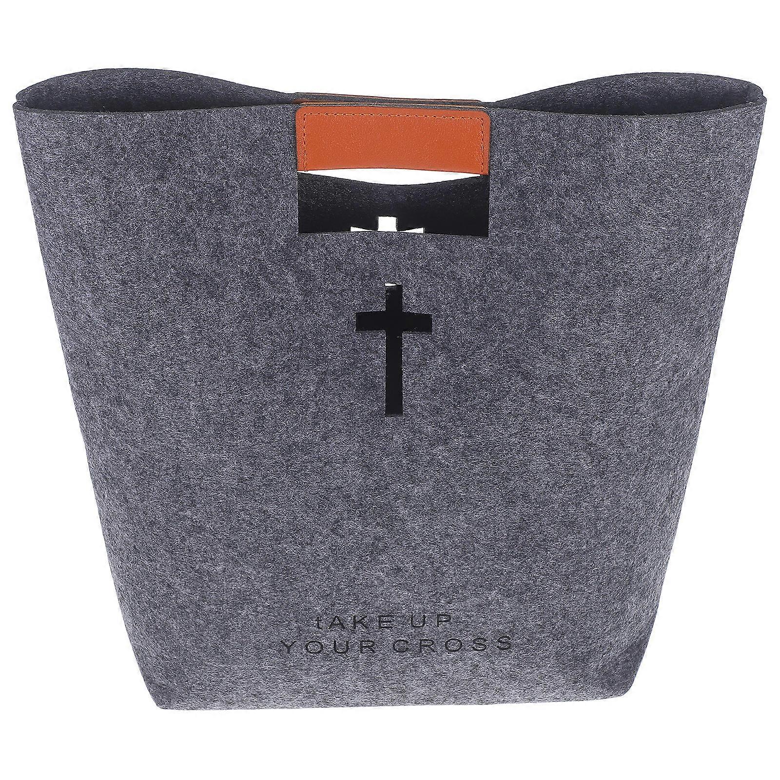 Bible Bag Felt Tote for Storage Large Capacity Handbag