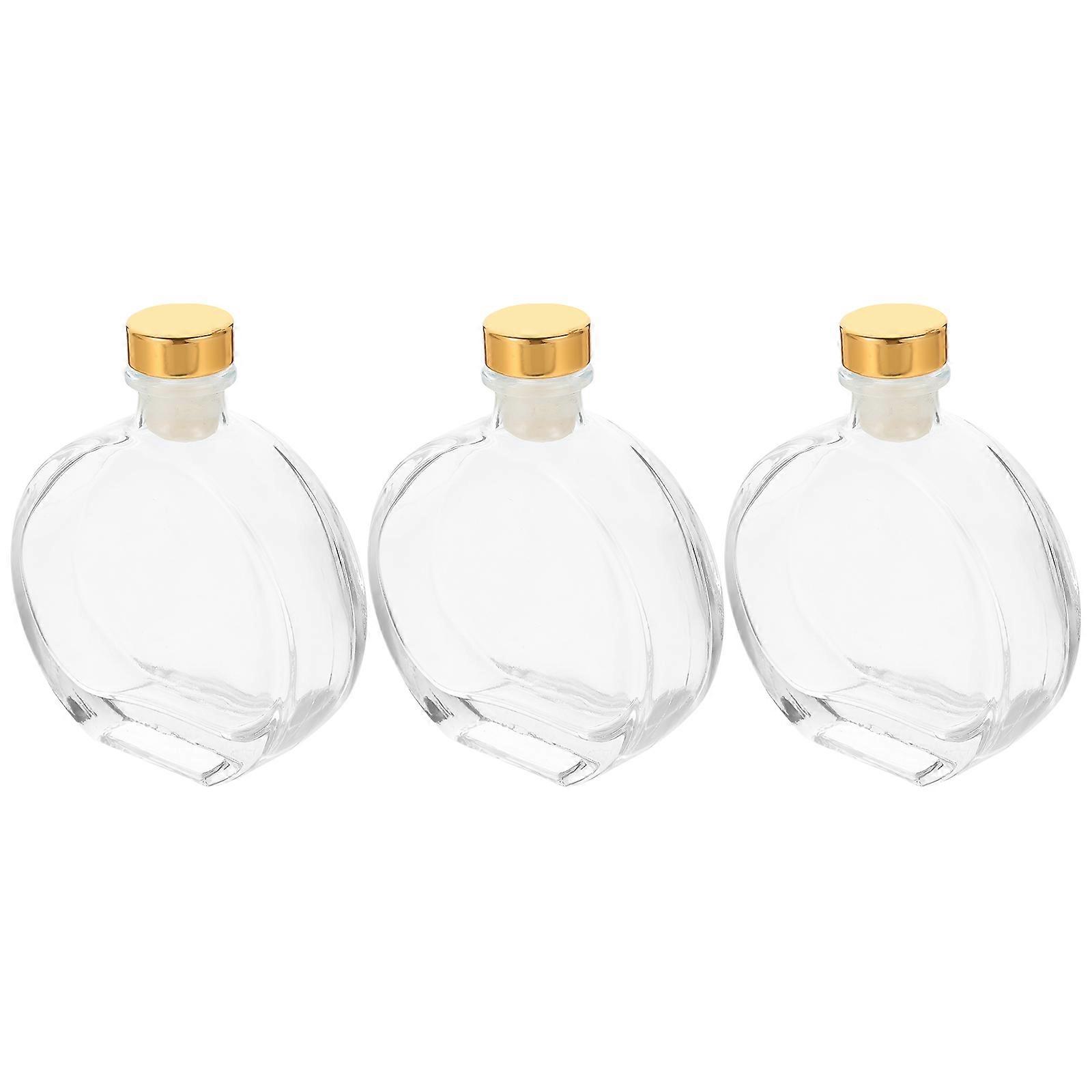 3pcs Glass Diffuser Bottles for Essential Oils Fragrance Home Decor with Large Capacity 100ml
