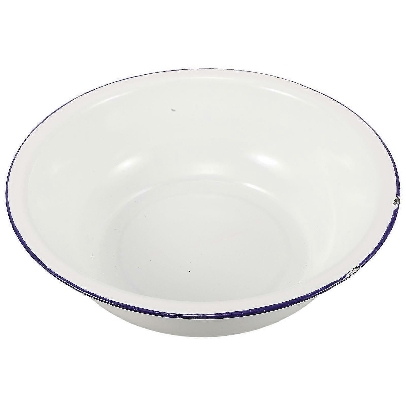 Emaille-Fußwaschbecken, altmodisches Fußbad, Retro-Fußbad, Fußbad, Fußbad, Badewanne, Fußwaschbecken für Home Spa