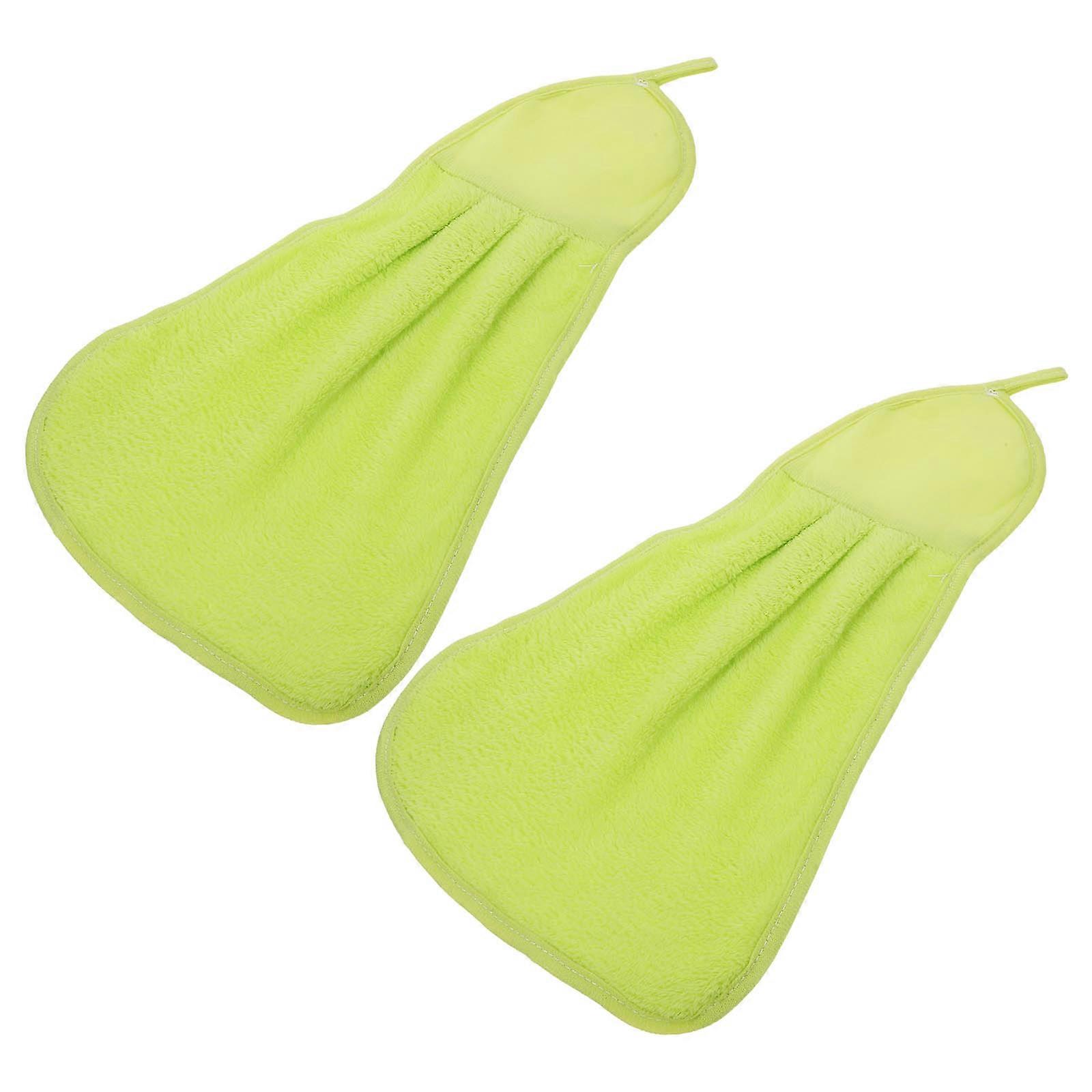 Bathroom Hand Towels Water Absorption Random Style 40x30cm Table Cleaning 2Pcs